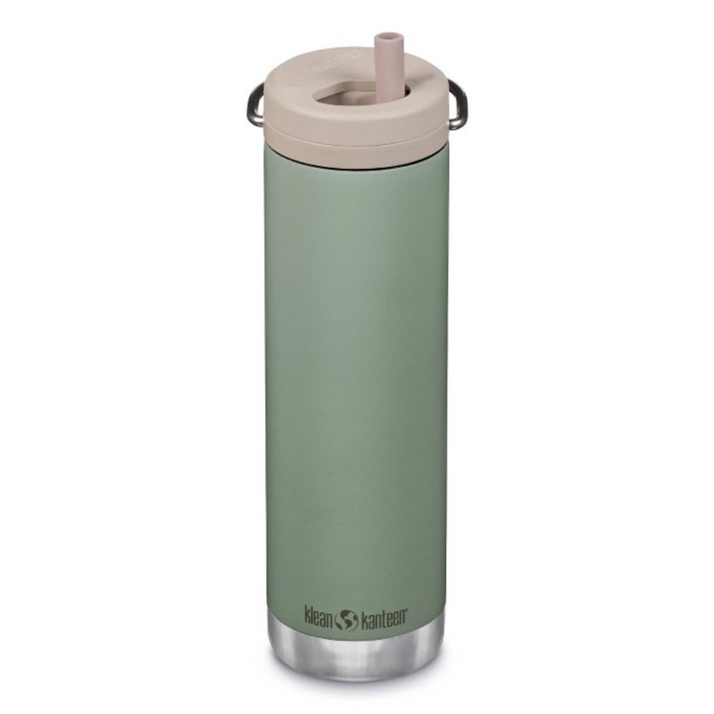 KLEEN KANTEEN NWT 20oz stainless steel tkwide water bottle with twist cap -green